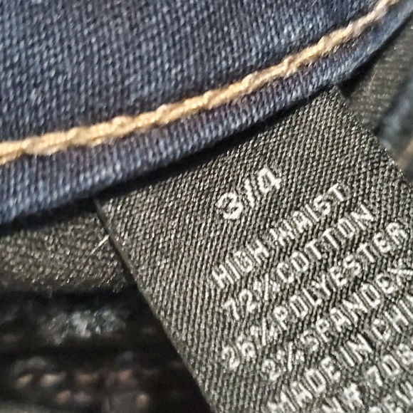 RUE 21 Blue Denim Shorts Womens Size 3 / 4 Juniors Summer Fun 2% Spandex - Picture 9 of 12